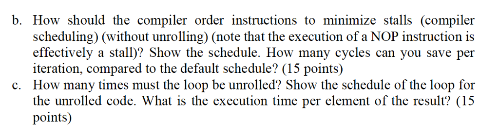 each pipeline stage in any cycle). The pipeline has been extended to