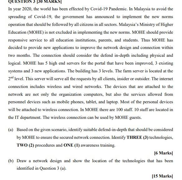 Queston 3 : Data Network and SecurityQueston 3 : Data Network and