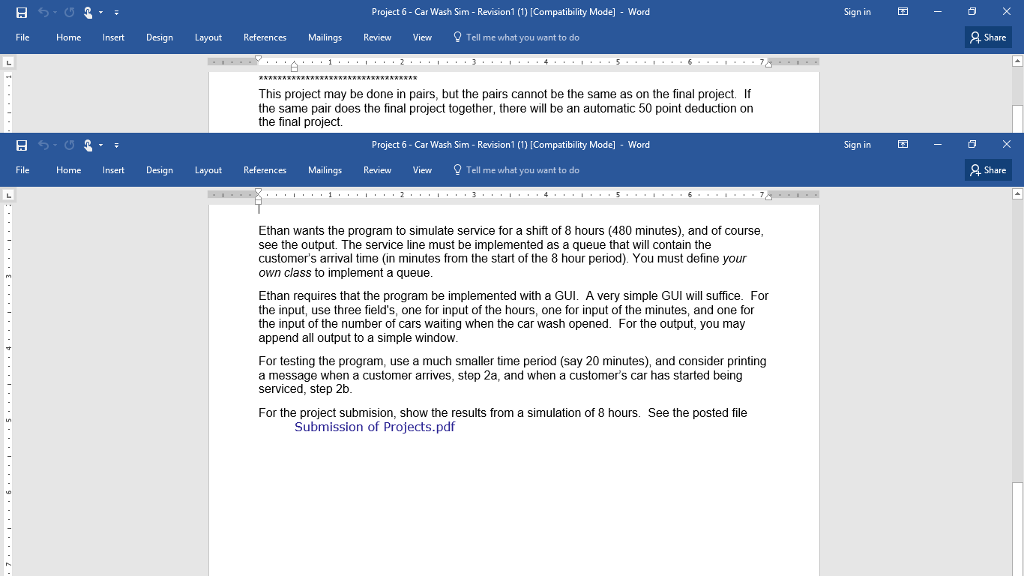 File Home Insert Design Layout References Mailings Review View Tell me what