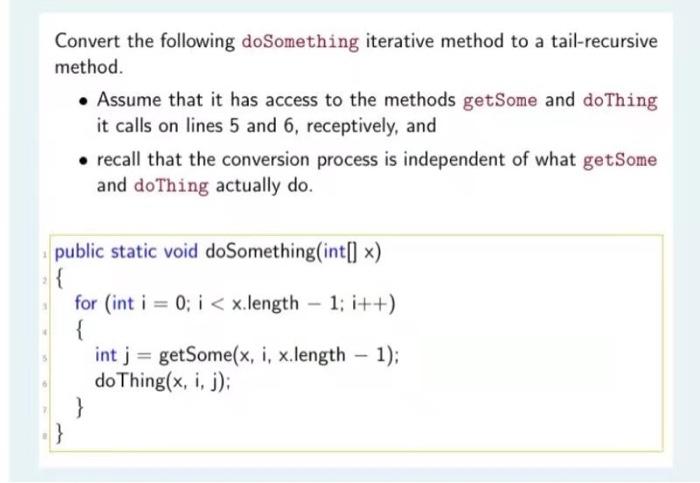 In java. write a pseuddo code to rexpressed the thought Convert the