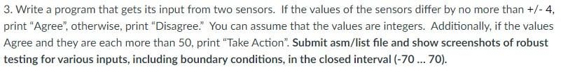 Assembly x86: 3. Write a program that gets its input from two