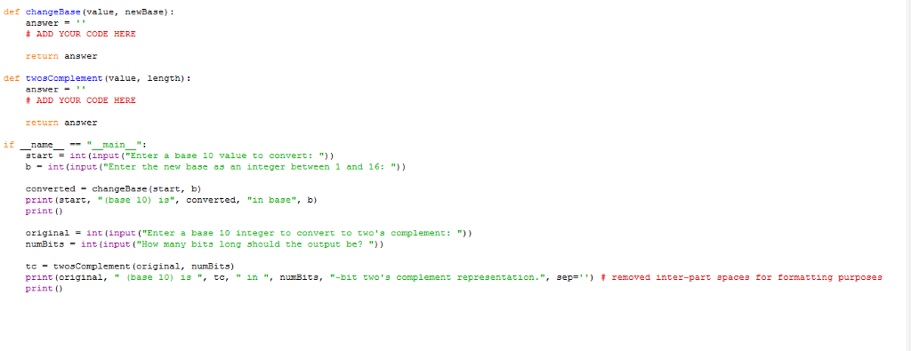 we will only grade the last/latest submission). Submissions that do not execute