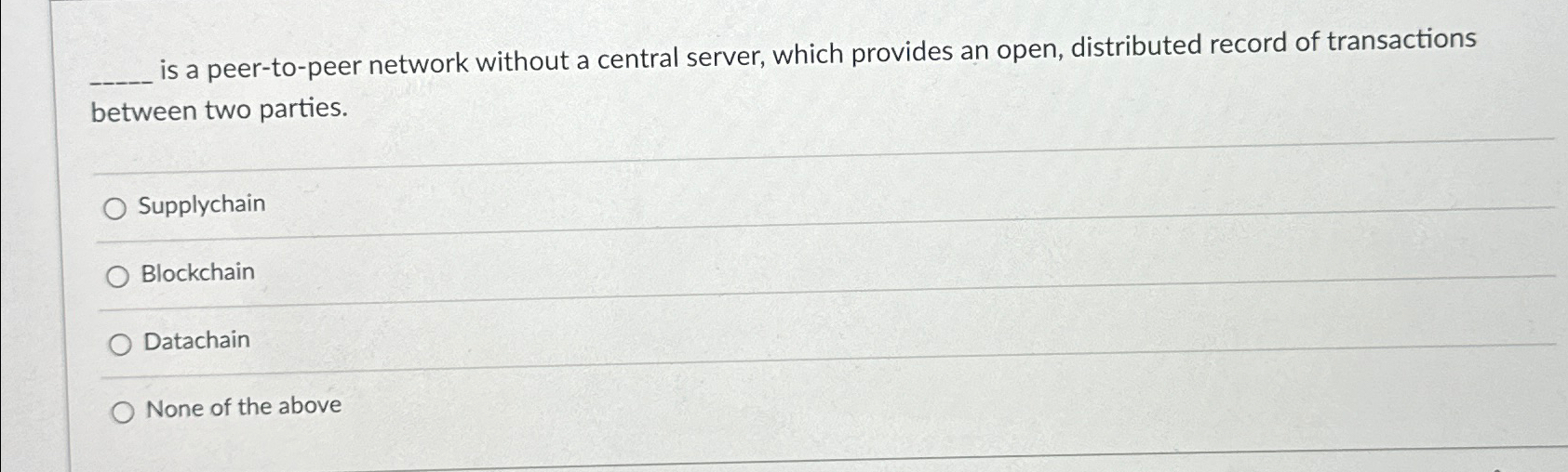  is a peer-to-peer network without a central server, which provides an