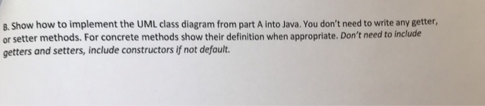 30 points each) A. Analyze the following problem domain and provide the