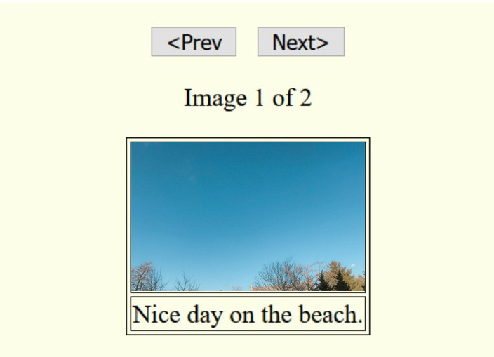 click, and when clicking the image should become larger or smaller. Tips: