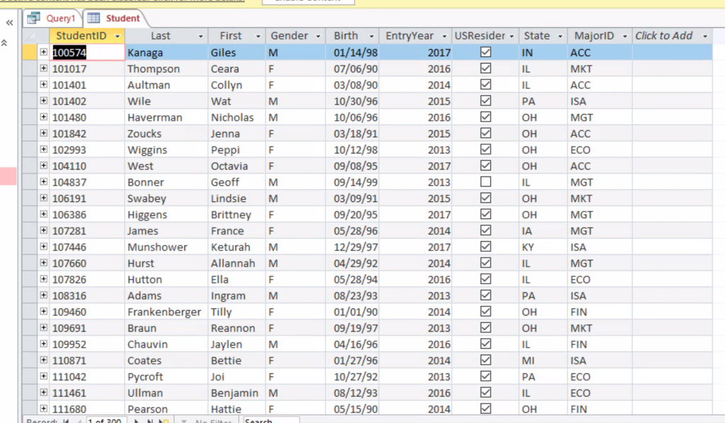 number of Non-US Resident students. The count column should display as CountByResident.