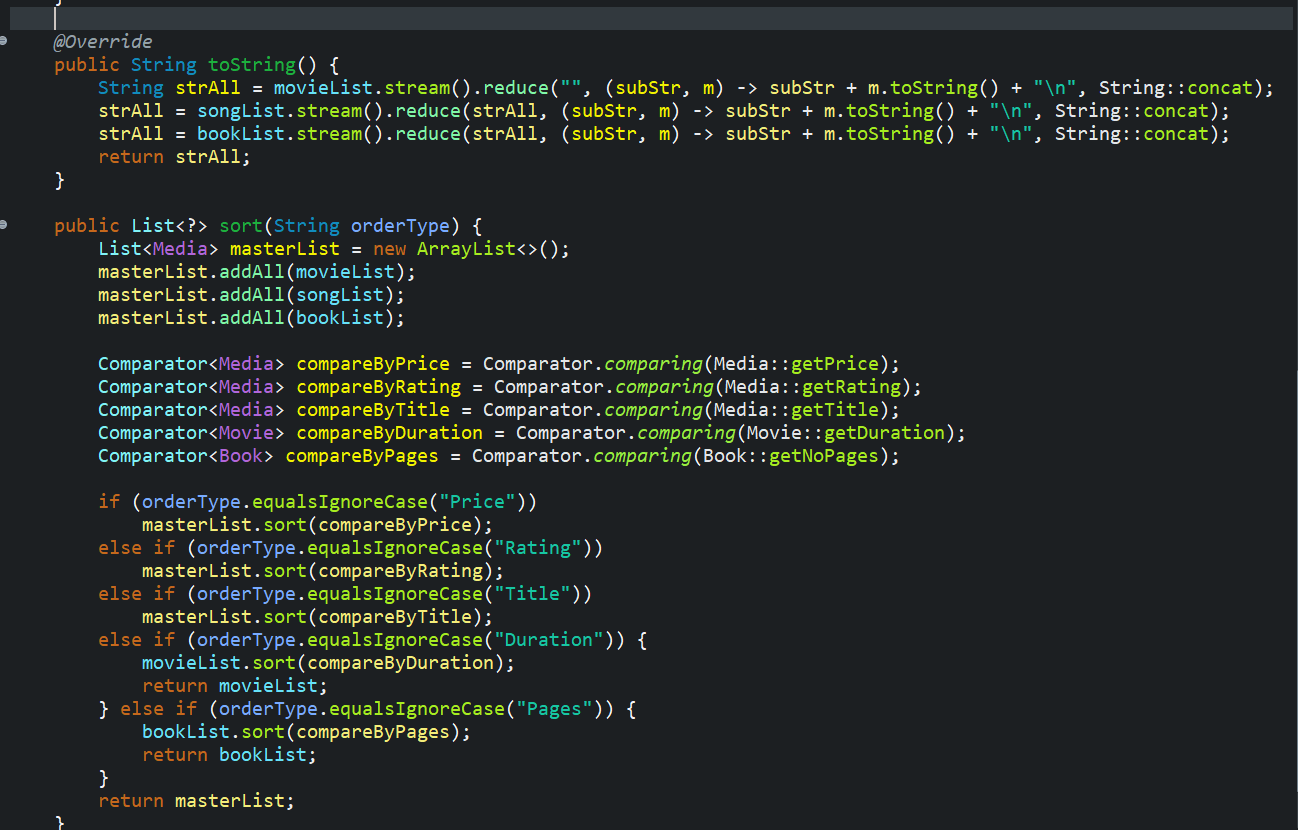 gettotalitemsgroupbymedia kindly could you solve it and replace it with the correct