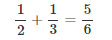 the sum of two fractions. 2. fracsum takes four integers as its