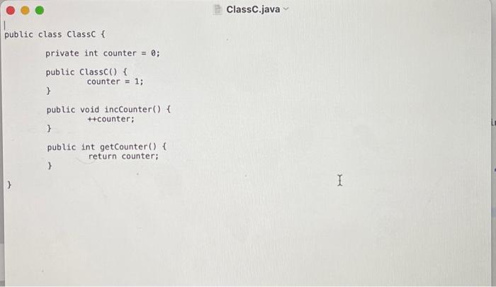CountObjects.java. The main method in this class creates a random number of