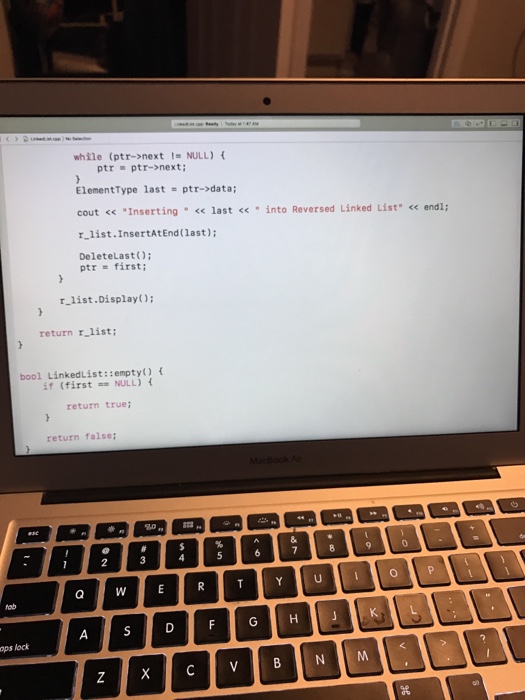 cout Make a selection endl. 1. Create List endl 2. Display endl