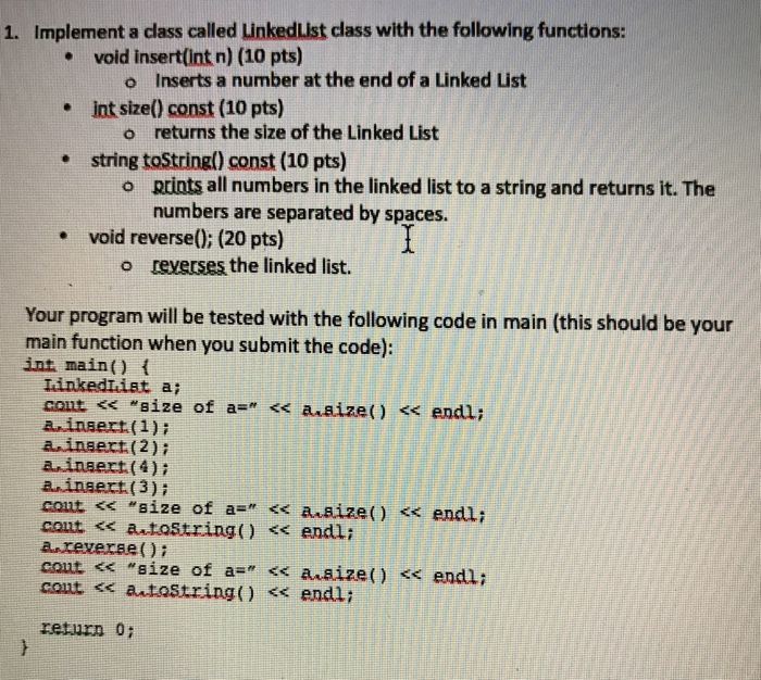 3. Reverse endl. "4. Exit endl cin choice; switch (choice) Create List