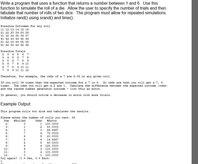  Write a program that uses a function that returns a number
