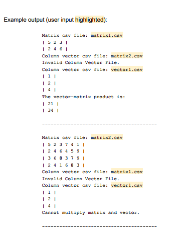 integers (0-9, inclusive) occurred in the file. You will then display, for