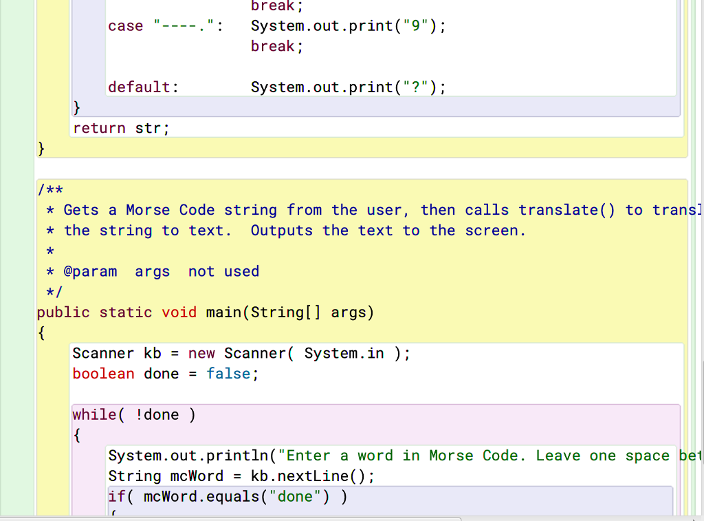 translate doesn't print anything. Instead it returns a string containing the text