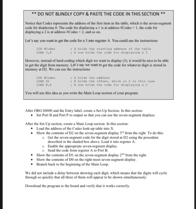 is a label for an address. If you wanted to load the