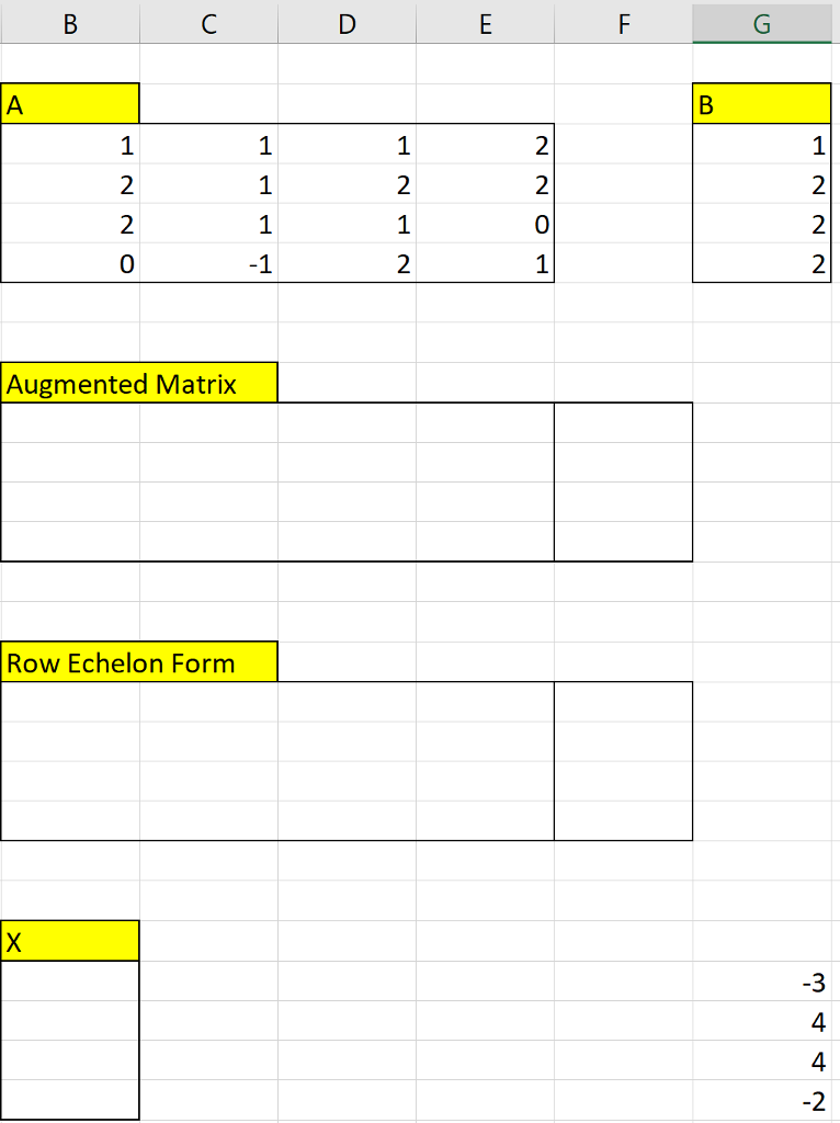 gets to augmented matrix and then breaks down. Could someone produce a