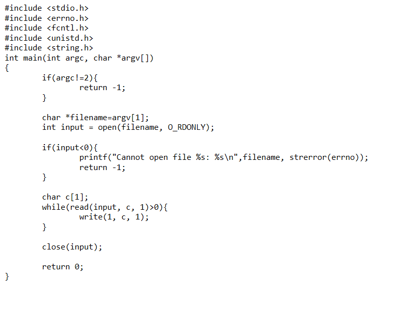 program is mycat Task 1 (25 points) Modify mycat.c so it will