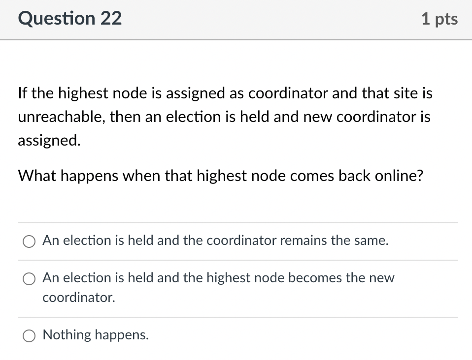 product different results when performed on the same situation. True O False