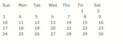 In, C++, write the function that follows void printCalendar(int month, int year);