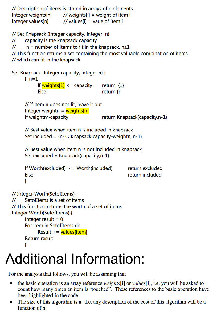 [PSEUDOCODE] [ALGORITHM] Improving Efficiency PLEASE explain in DETAIL the following question in