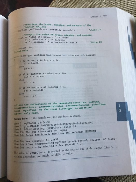 constructors, in the elass functions. Lab to turn in: Add the following