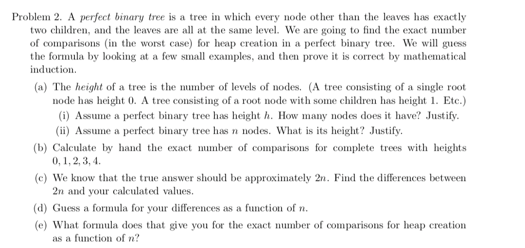  PLEASE SHOW ALL STEPS WHEN SOLVING THIS Problem 2. A perfect