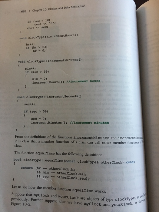 where the default constructor is used to initialize the data bigBen and