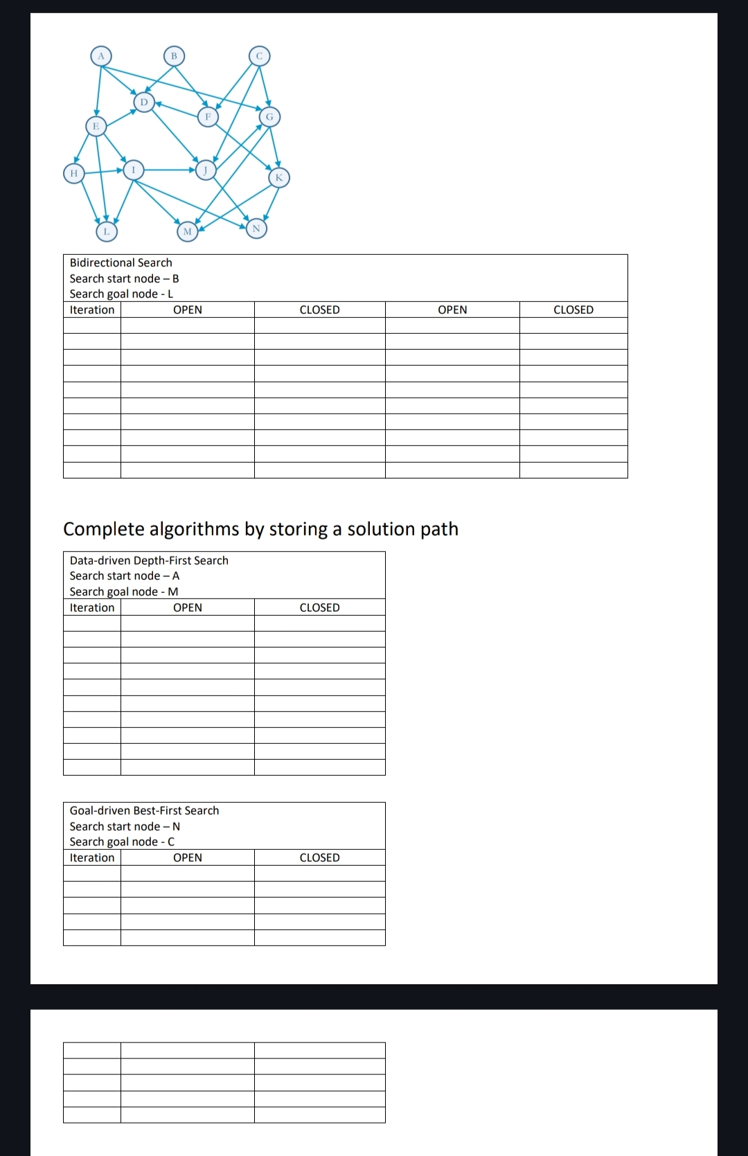  Write pseudocode for an implementation of the map class by storing