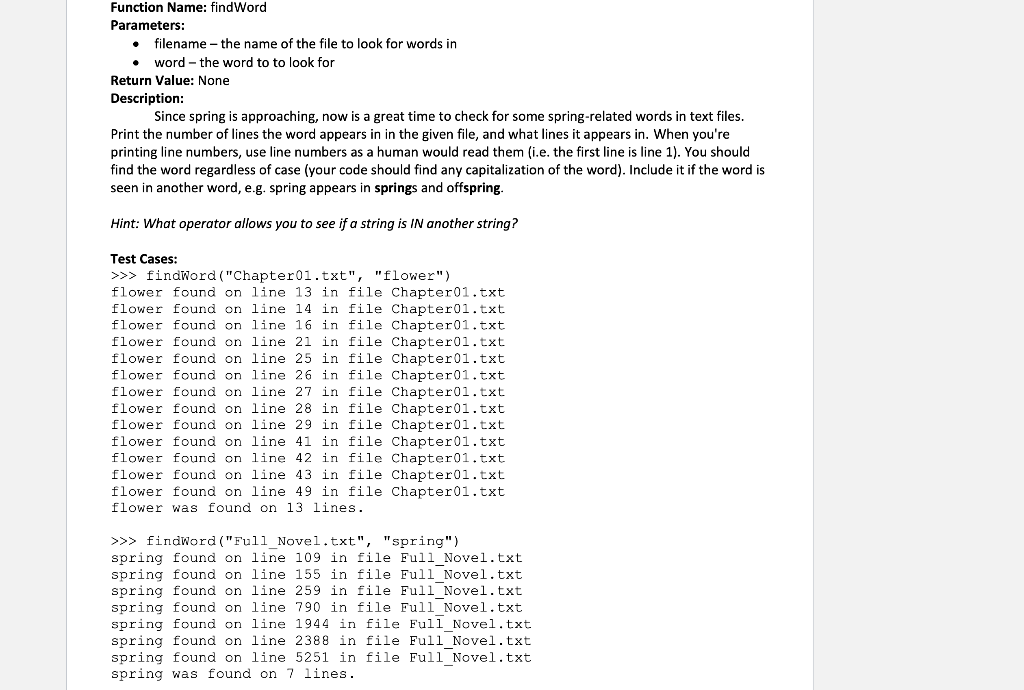 Please use python coding methods to answer question. I don't have access