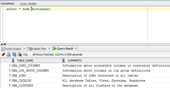 USING SQL DEVELOPER Write an SQL query to extract the following information