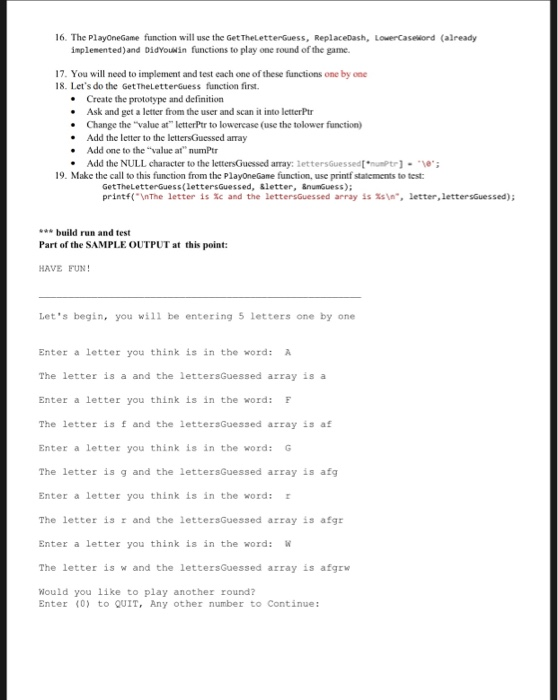 LowerCaseWord (char word[) //this function asks the user if they want to