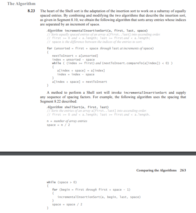 public class ArraySorter { private static > int getIndexOfSmallest(T[] a, int first,