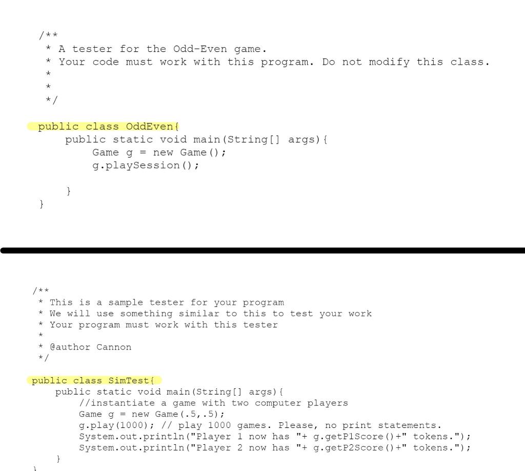 declare "one" or "two". Player 1 wins if the sum of the