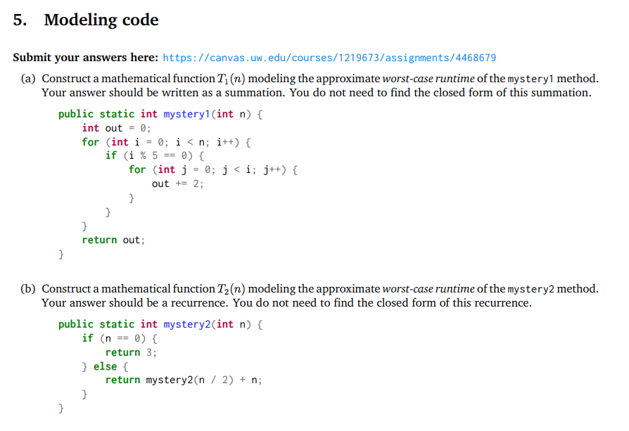  Please find the run time for this problem. 5. Modeling code