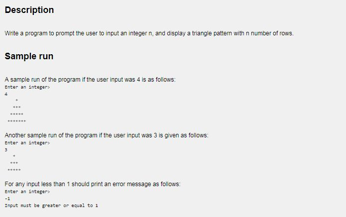 Someone please help me code this in C! Description Write a program