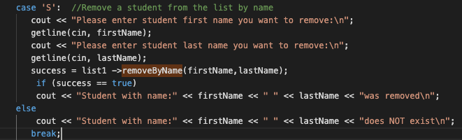 Can you help me with this function in C++ I have wrriten