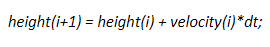 c:loy (/s) t: time (s) (the time that has elapsed between ball