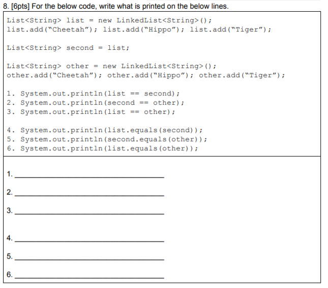 Java code please help ASAP! You dont need to test your code.