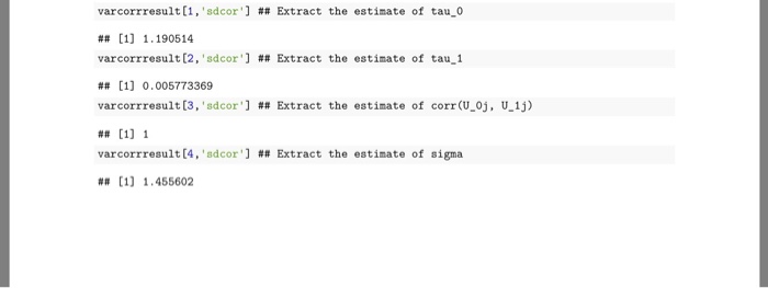 linear model without random effects 112, N(0, o where i 0,1,... n,