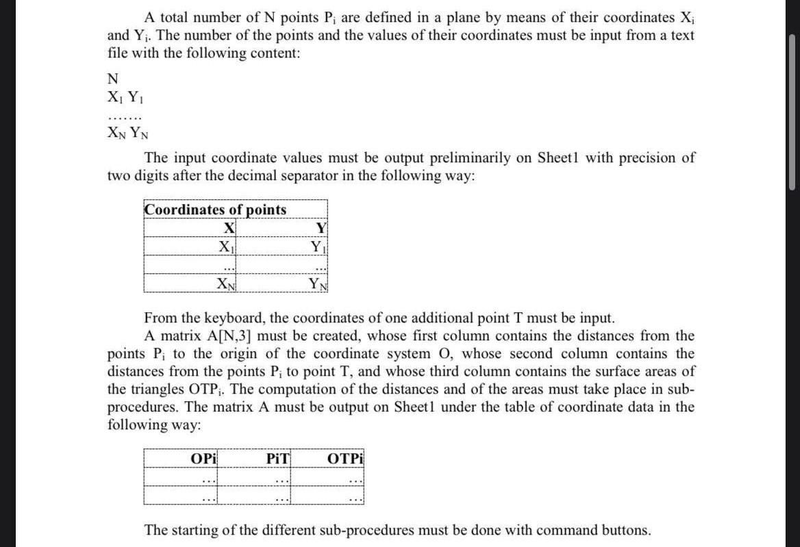 I want to solve this with VBA code in Excel.Please help me.