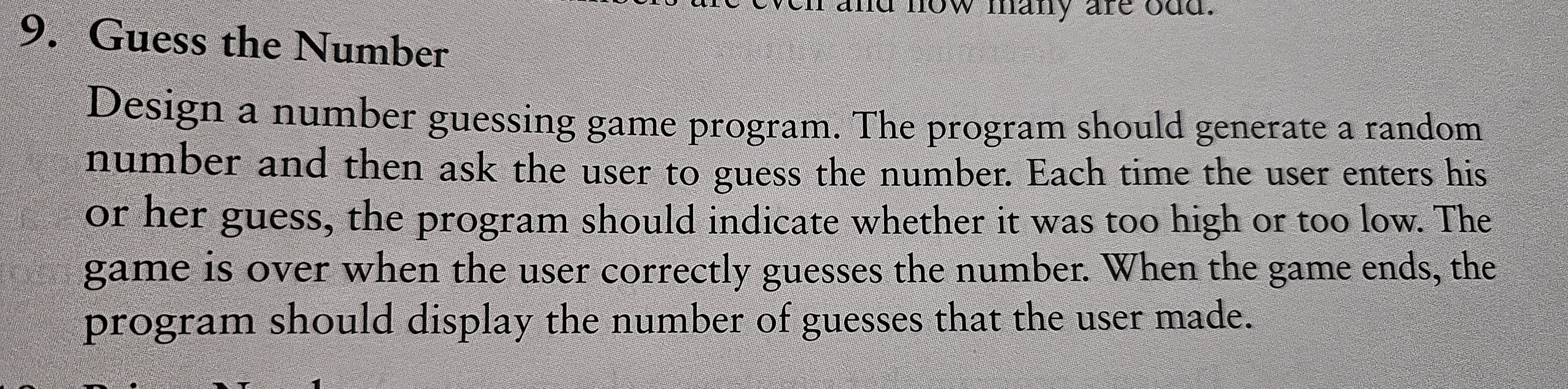  Guess the Number IN PYTHON PLEASE 