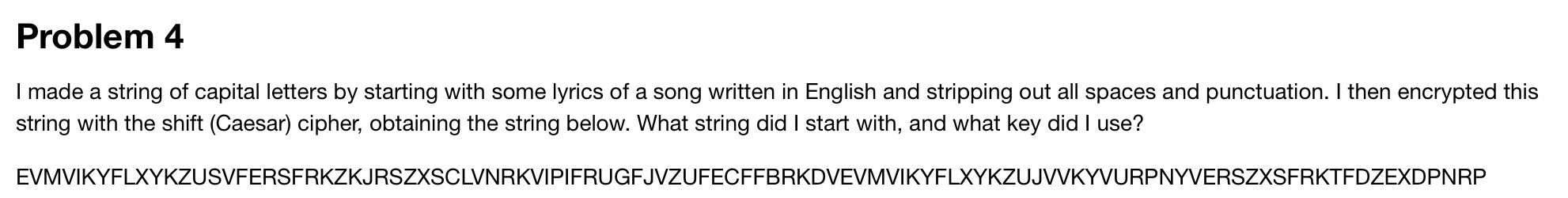 please use SageMath 8.9 version to solve Problem 4 I made a