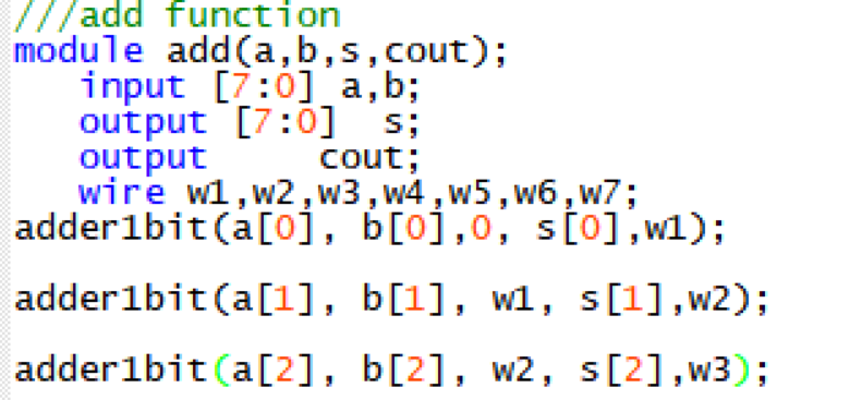 below, each function has two inputs that are 8 bits, so perform