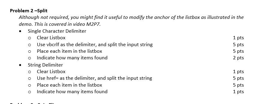 Right now we are just going to do the first part -