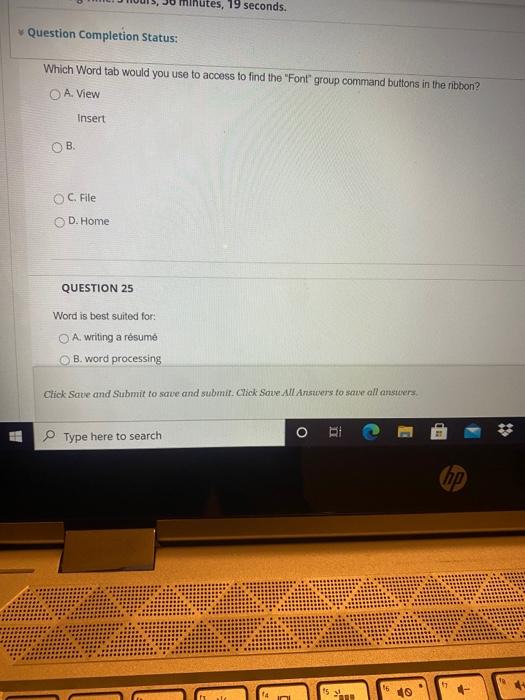 PowerPoint QUESTION 29 Which program saves its file with an "XLSX file