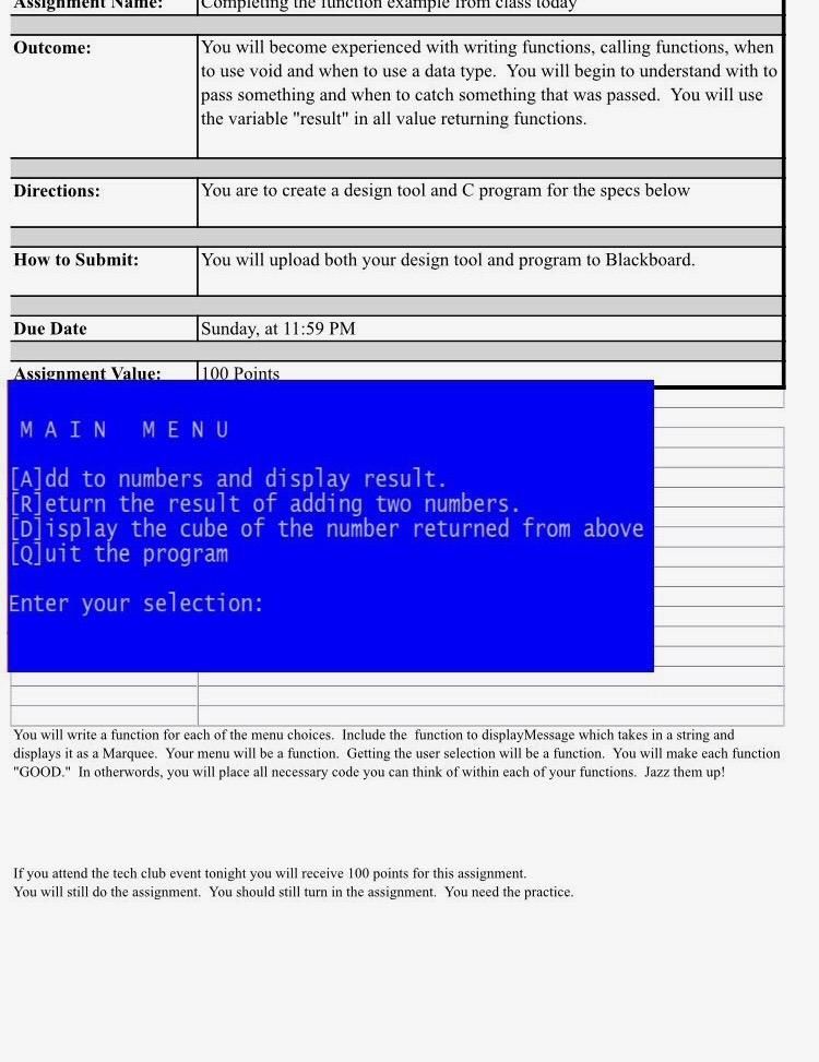  The program must be written in C language!! Keep it simple,