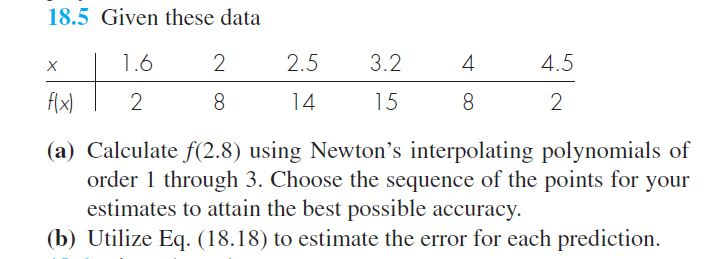 The subject is Intro to Numerical Methods - Comp Sci -using first