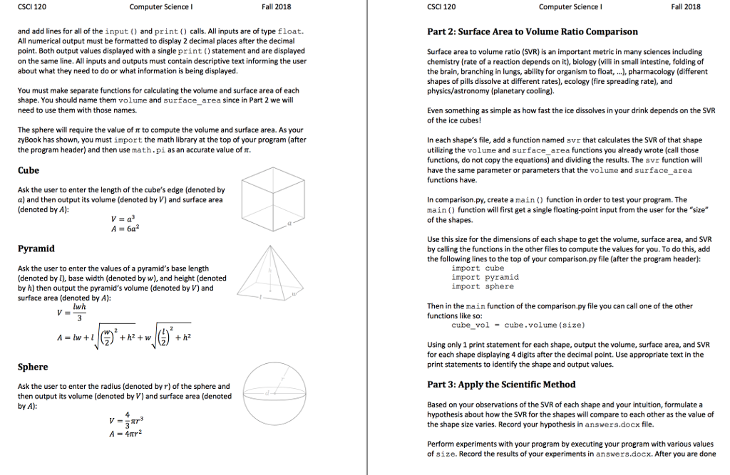 I needed help with lab, please CSCI 120 Computer Science I Fall