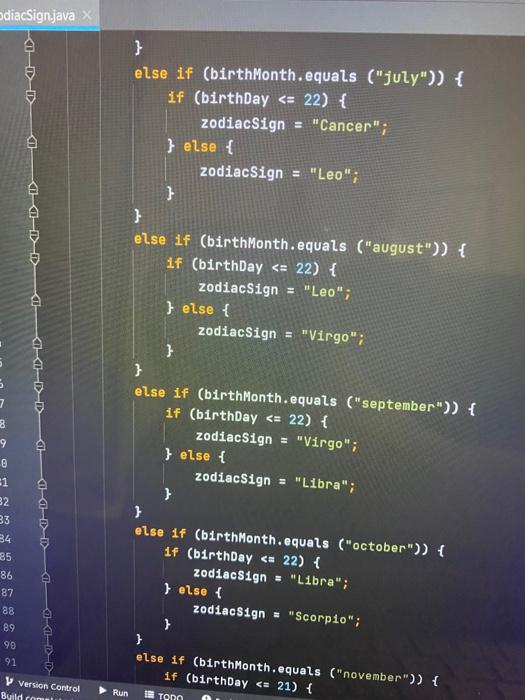 and fix it? Please only use if and if else statements. Thank