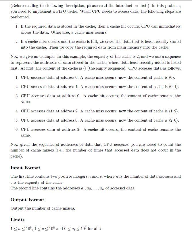 CACHE PART I PYTHON PROGRAMMING LANGUAGE!! PYTHON PROGRAMMING LANGUAGE!! PYTHON PROGRAMMING LANGUAGE!!